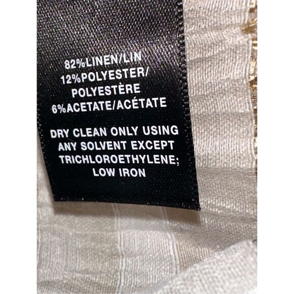 Lafayette 148 Neutral Collared Blouse - Picture 4 of 6